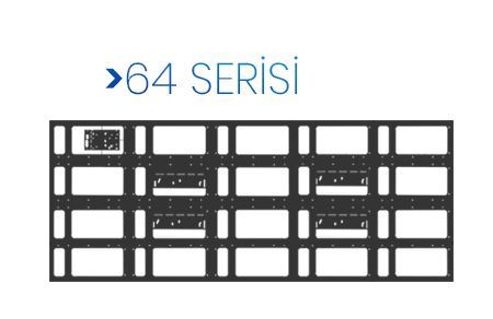 64CM Yükseklik P10 Kırmızı Kayan Yazı