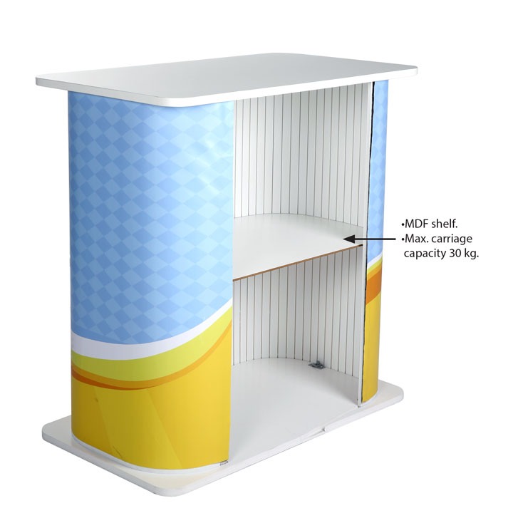 Ara Raf Köşeli Stand İçin (85x45 cm)