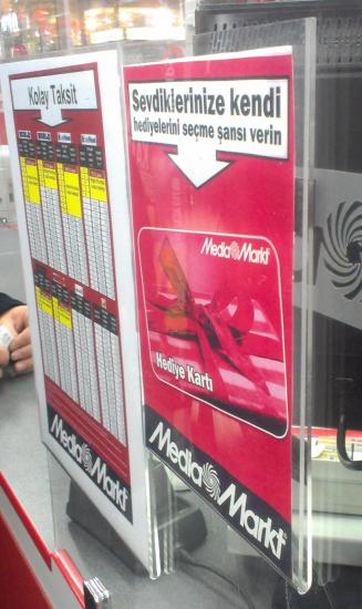 A5 Pleksi Çerçeve Dikey Model