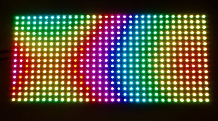 96x96 RGB Led Tabela