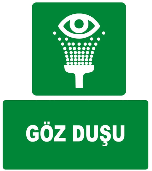 Göz Duşu Levhası